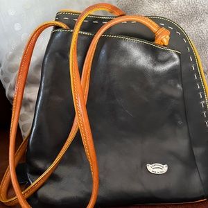 Italian leather shoulder bag